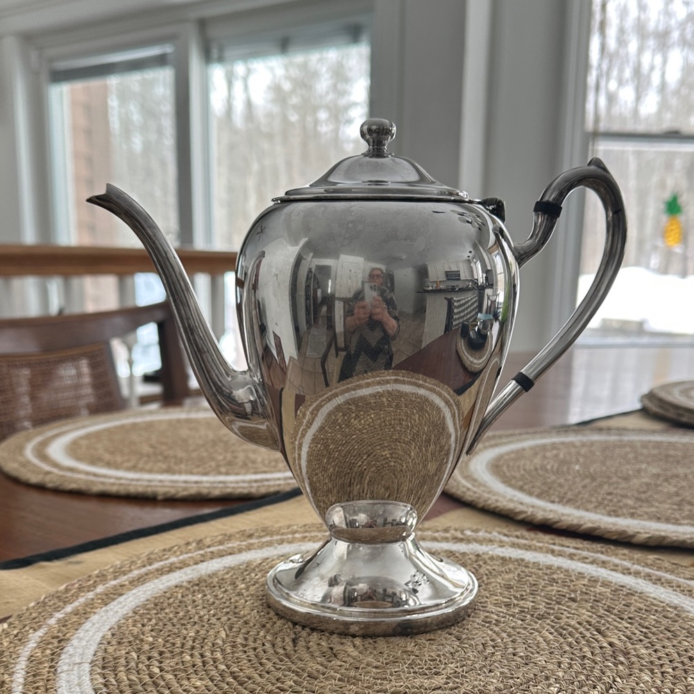 Vintage Gotham Silver on Copper Teapot